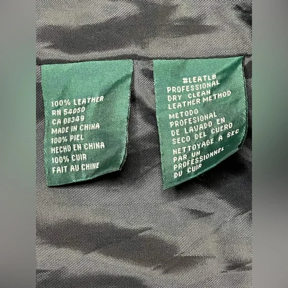 Ralph Lauren Crocodile Embossed Black Leather Jacket Blazer.Sz L. Mint - Picture 5 of 9